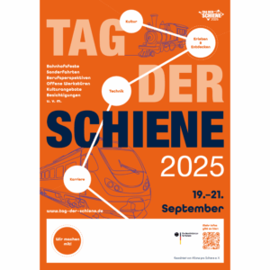 Tag der Schiene Kampagnenposter 2025