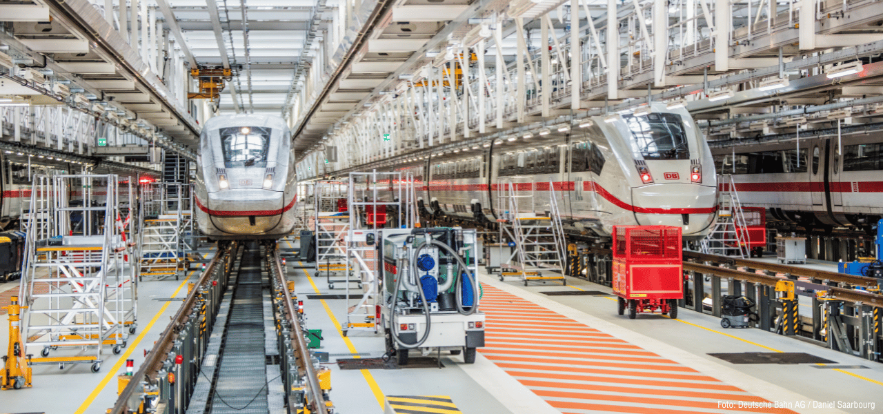 Einblicke ins ICE Werk Köln beim Tag der Schiene 2025